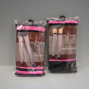 stripe tights bundle